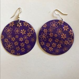 Floral Circle Earrings